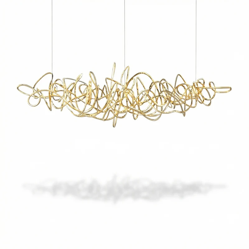 LED-Pendelleuchte im schlichten, luftigen Design für modernes Interieur – Sora
