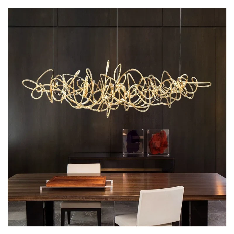 LED-Pendelleuchte im schlichten, luftigen Design für modernes Interieur – Sora