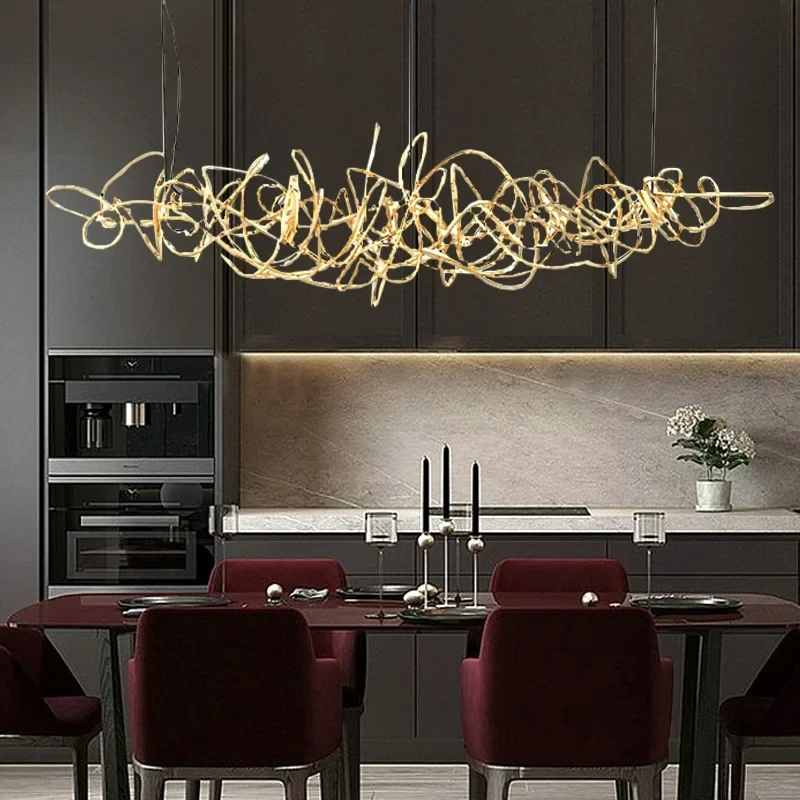 LED-Pendelleuchte im schlichten, luftigen Design für modernes Interieur – Sora