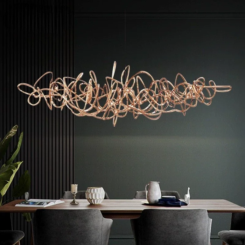 LED-Pendelleuchte im schlichten, luftigen Design für modernes Interieur – Sora