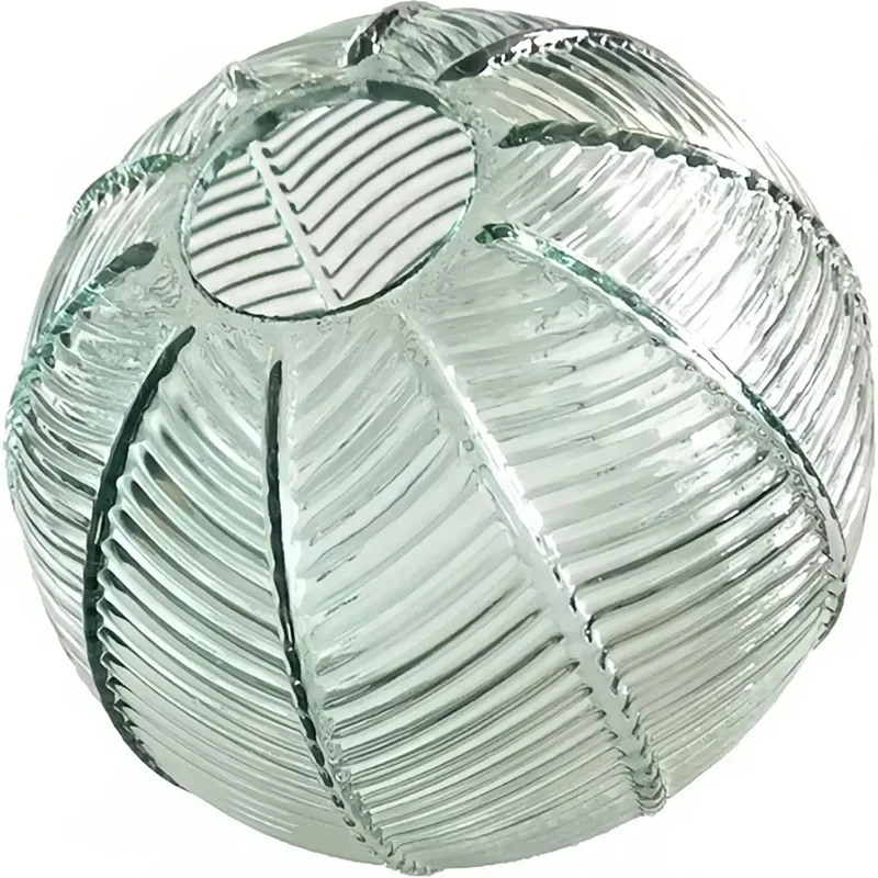 Pendelleuchte Grün Glas Kugel im Vintage Stil fürs Esszimmer