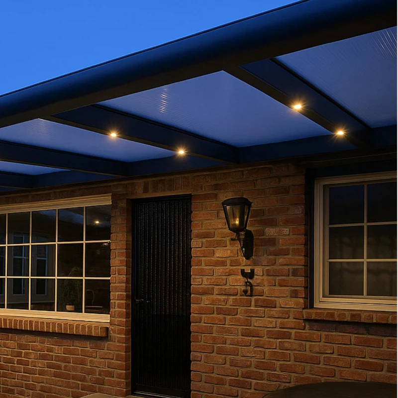 LED-Veranda-Einbaustrahler | Mini | Ø31mm | 1,5W | Dimmbar – Schwarz