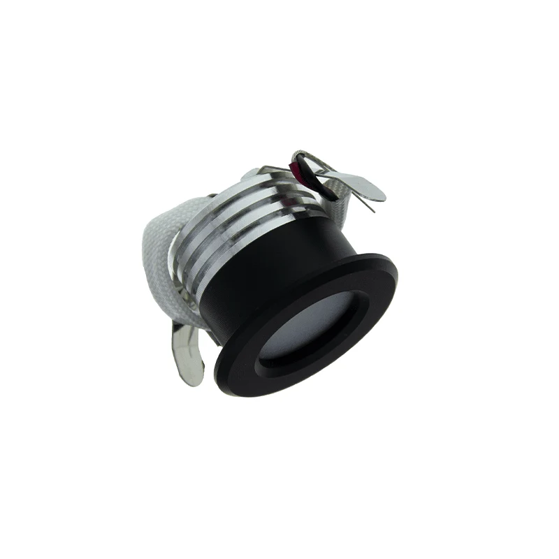 LED-Veranda-Einbaustrahler | Mini | Ø31mm | 1,5W | Dimmbar – Schwarz