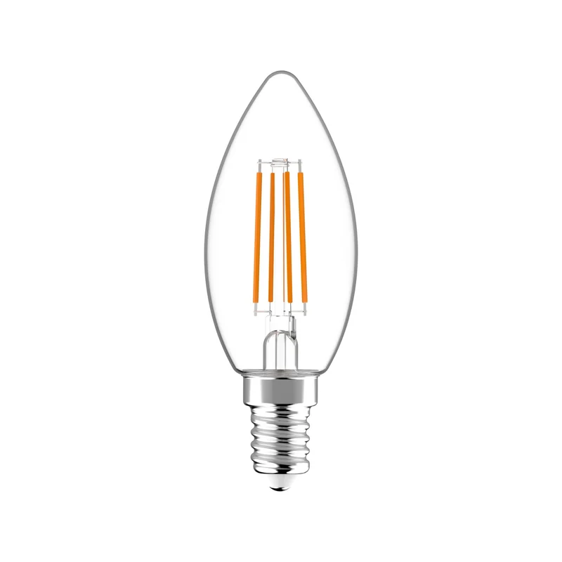 LED-Filament Kerzenlampe dimmbar C35 4,5W 470 lm warmweiß E14 - LED's Light