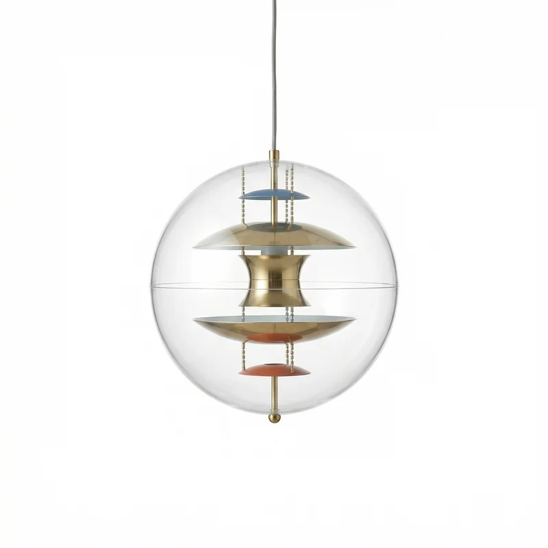 LED Kugel-Pendelleuchte Metall-Finish Zeitgenössisches Ambiente – Harmonie Orbitale