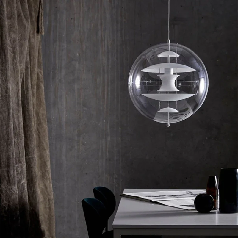 LED Kugel-Pendelleuchte Metall-Finish Zeitgenössisches Ambiente – Harmonie Orbitale