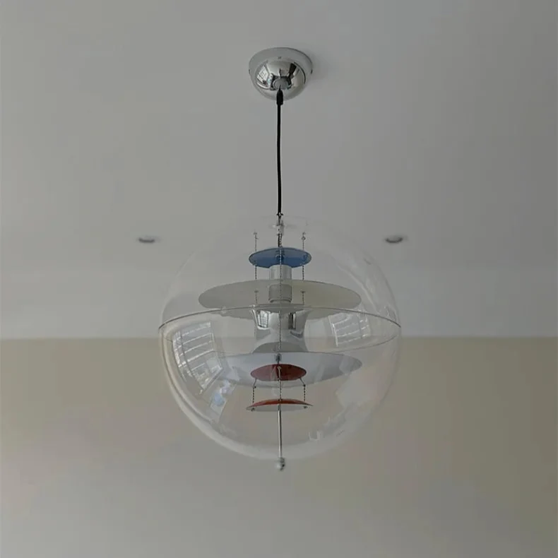 LED Kugel-Pendelleuchte Metall-Finish Zeitgenössisches Ambiente – Harmonie Orbitale