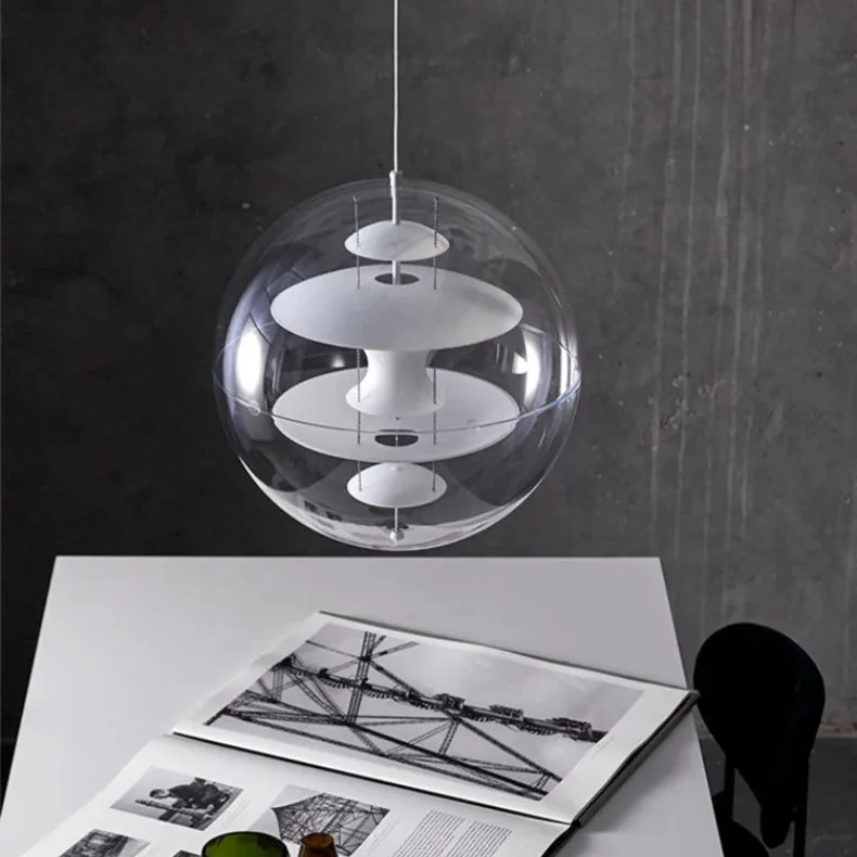 LED Kugel-Pendelleuchte Metall-Finish Zeitgenössisches Ambiente – Harmonie Orbitale