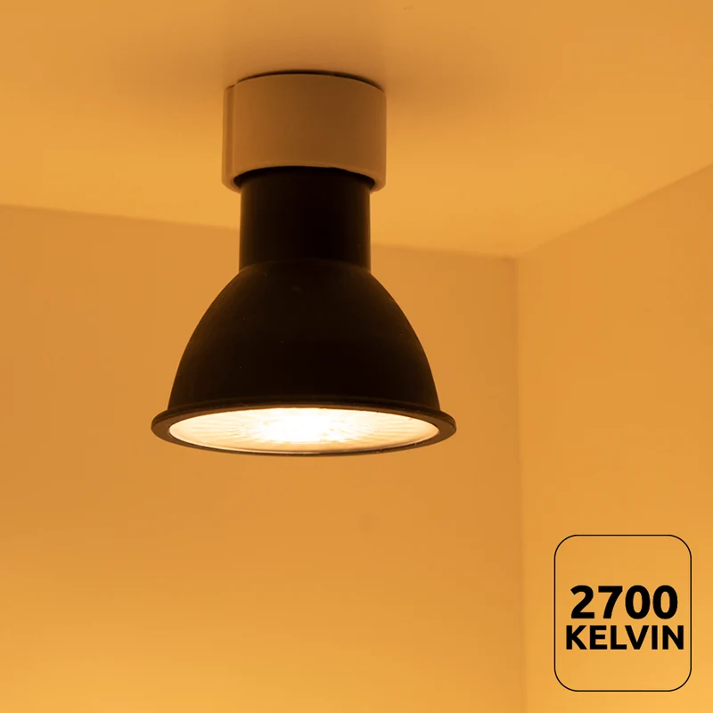 LED-Spot GU10 | Schwarz | 7Watt | 560lm | Dimmbar