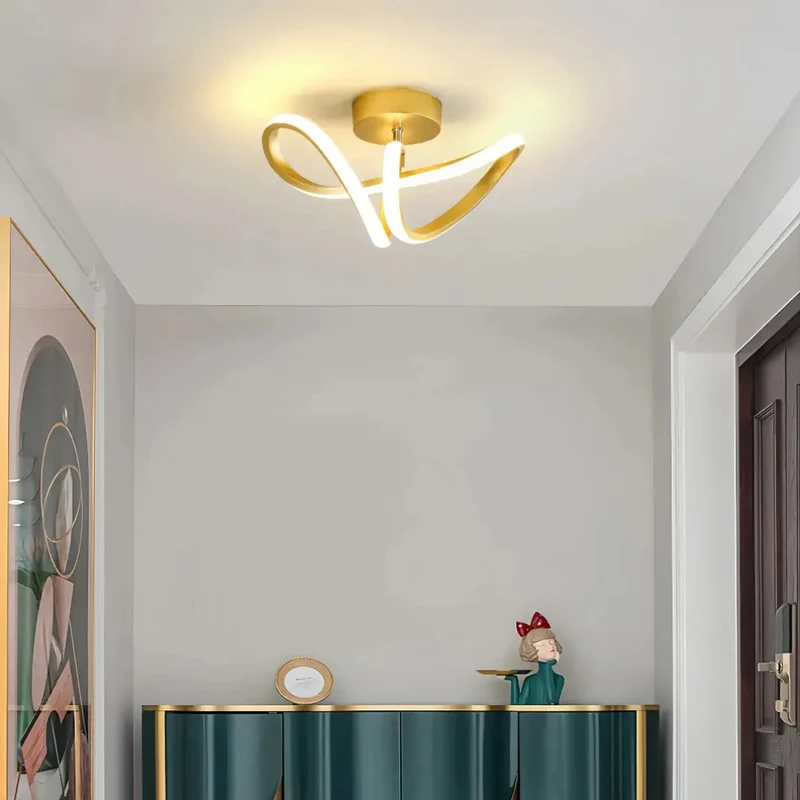 Moderne LED-Deckenleuchte für den Flur, dimmbar