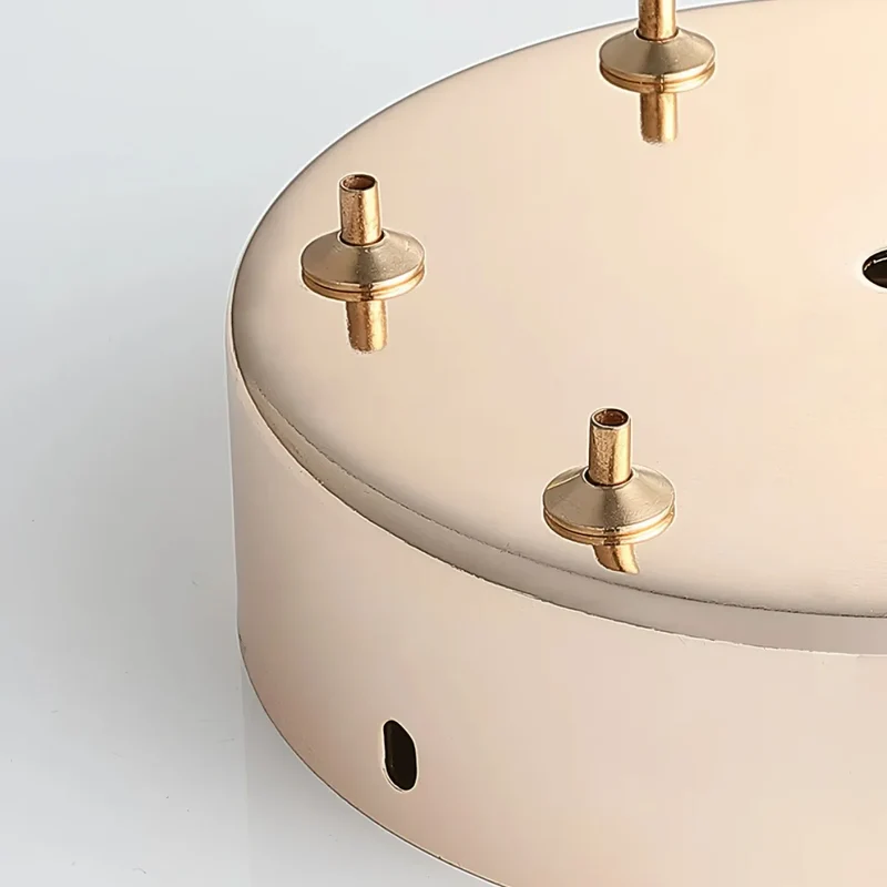 Moderne Pendelleuchte mit Kristallringen dimmbar für Wohnzimmer