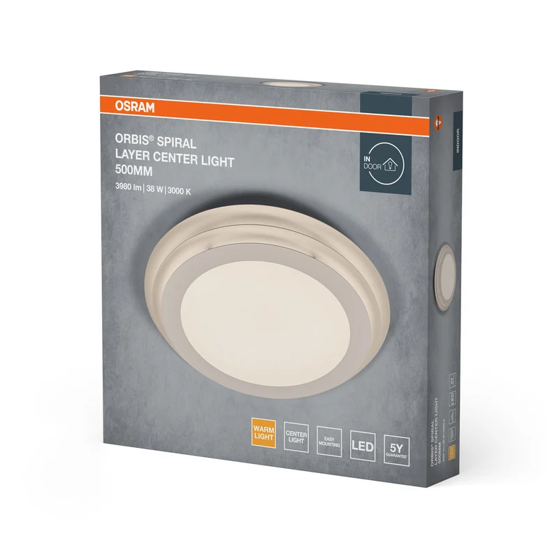 OSRAM ORBIS SPIRAL LAYER Deckenleuchte, weiß, 38W, 4000lm