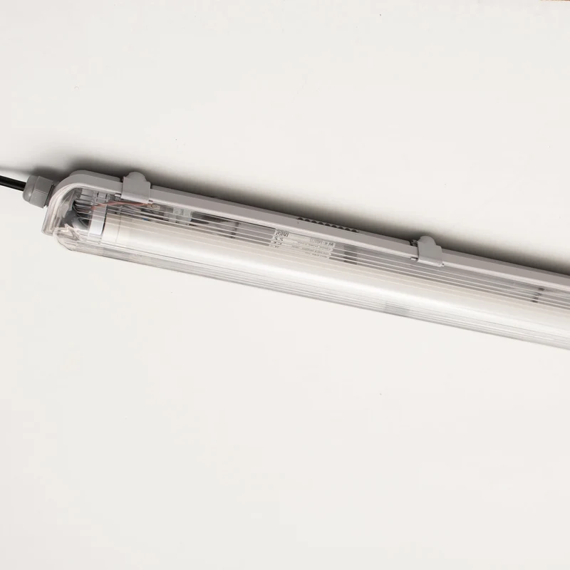 Feuchtraumleuchte 120 cm 18 W Neutralweiß 4000 K Ip65 Led-Wannenleuchte, Austauschbare Led-Röhre, Wand- Oder Deckenmontage, Funktionsleuchte für Innen- und Außenbereiche 2400112_04 - Proventa