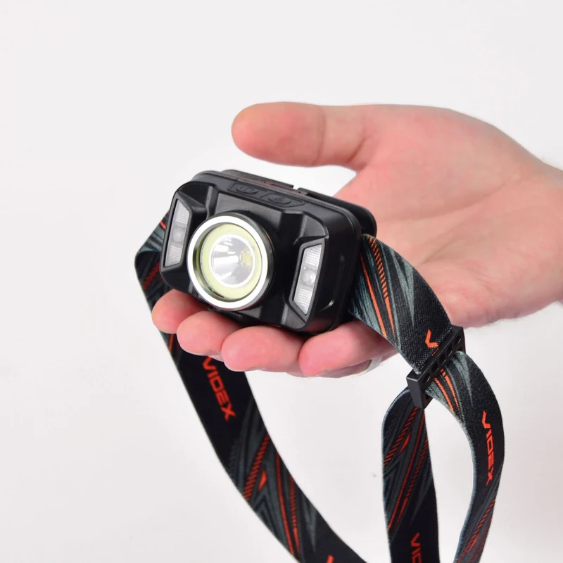 LED-Stirnlampe 5 Watt | IP65 | Wiederaufladbar | 410 Lumen | Sensor | 5000K – Tageslicht