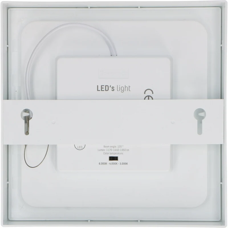 LED-Strahler 25x25cm dimmbar 12W CCT warm-neutral-kaltweiß Unterputz Aufputz - LED's Light