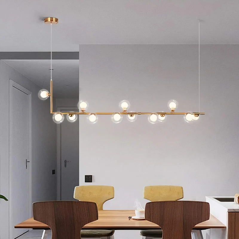 Moderne Hängelampe mit mehreren Glaskugeln Elegante Ausführungen – Crisma