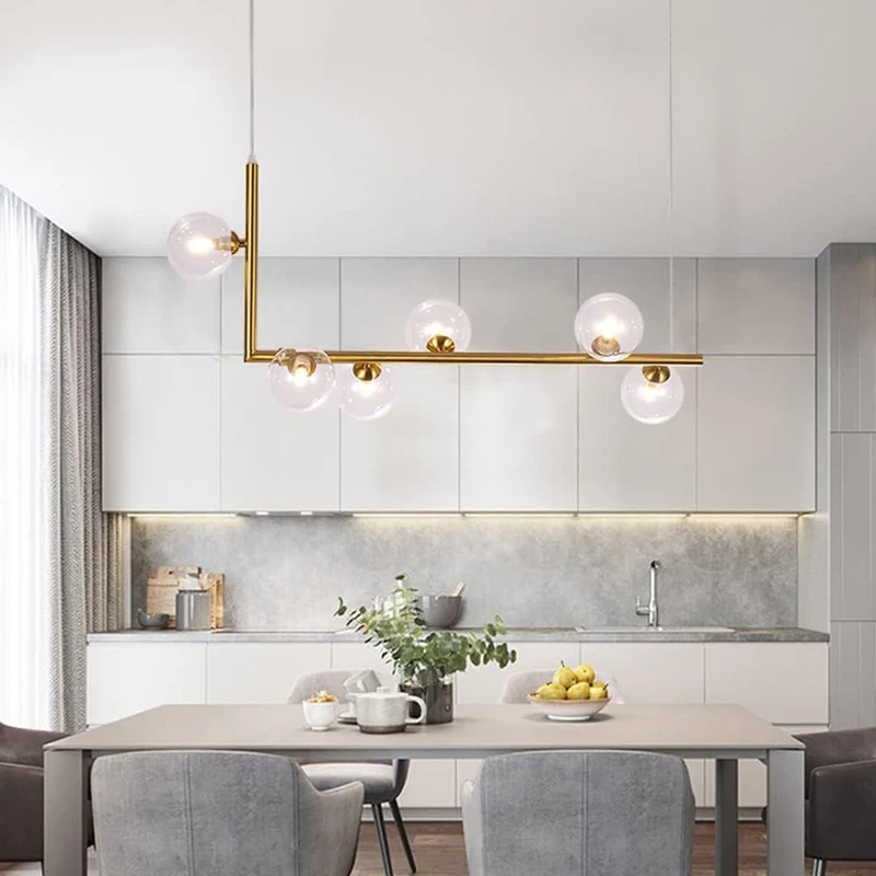 Moderne Hängelampe mit mehreren Glaskugeln Elegante Ausführungen – Crisma