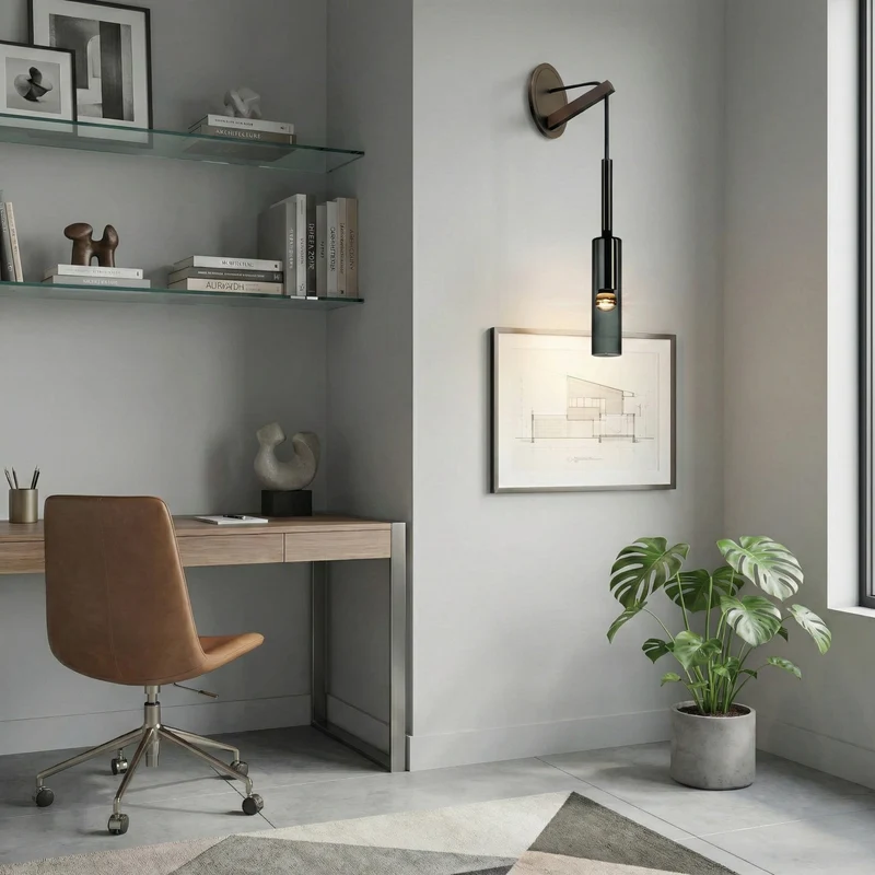 Wandleuchte aus mundgeblasenem Glas, elegantes Design – Vinicole