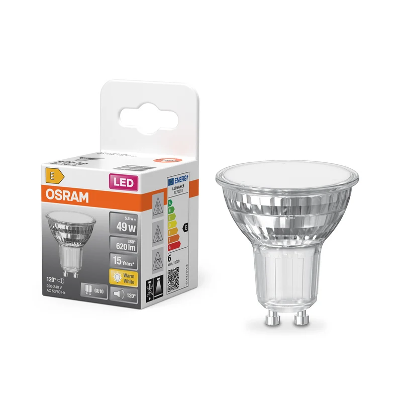 OSRAM LED Reflektor Lampe LED STAR PAR16 6.9W 827 GU10 620lm, 620 lm, 2700 K, Warmweiß