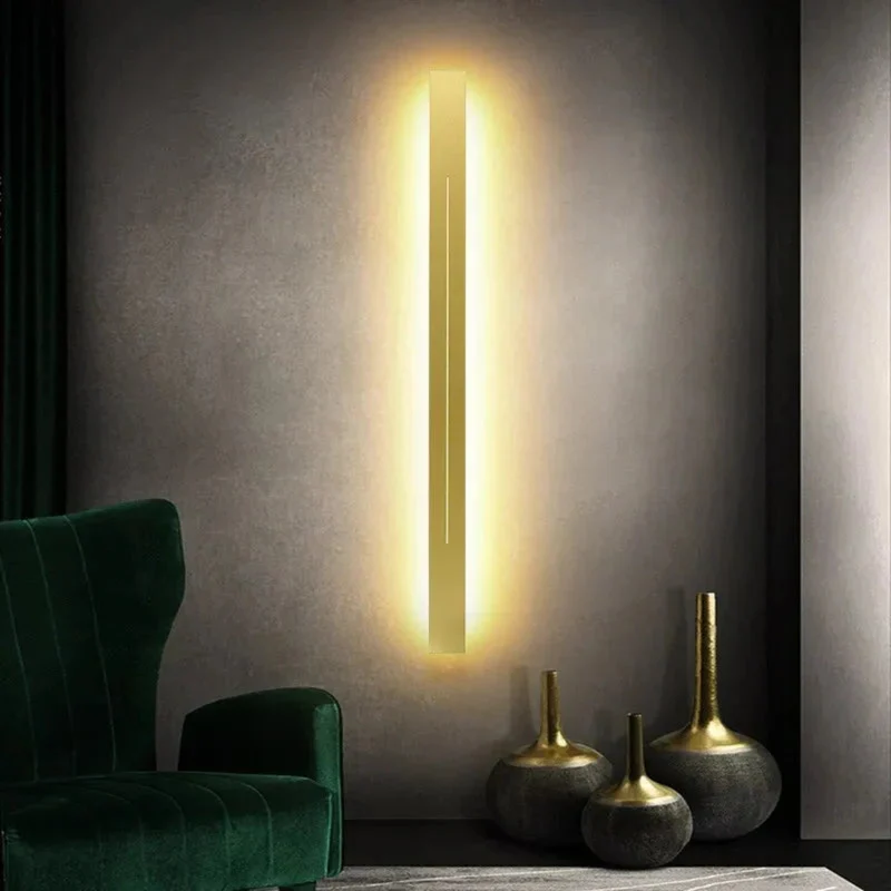 Moderne längliche LED-Wandleuchte dimmbar für Innenräume