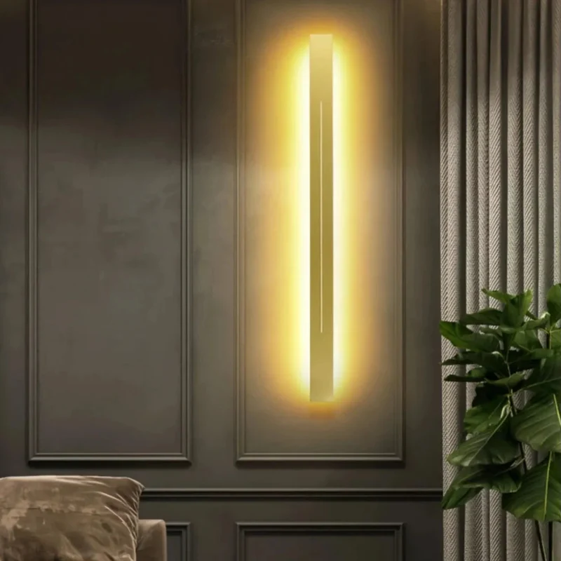 Moderne längliche LED-Wandleuchte dimmbar für Innenräume