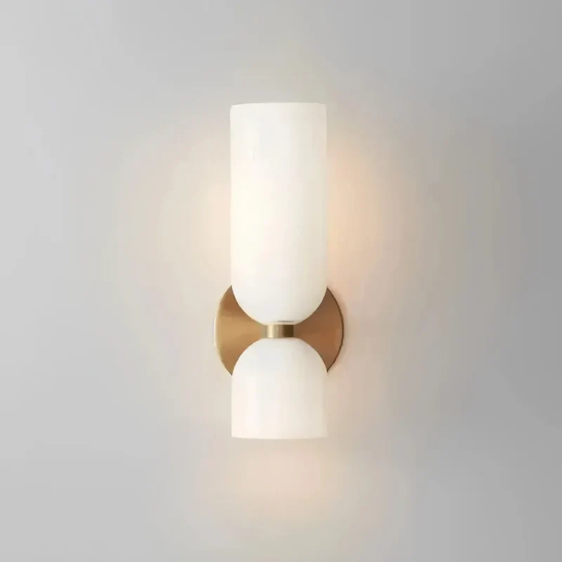 LED Wandleuchte aus Glas, Up-&-Down Licht, modern, für Schlafzimmer