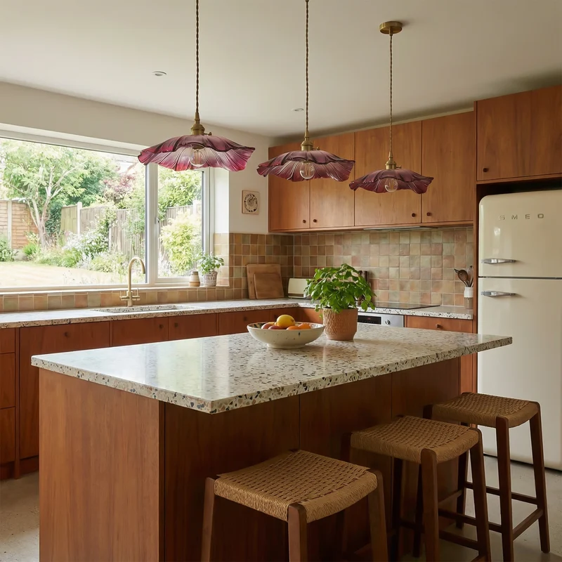 Elegante Blumenförmige Hängelampe Perfekte Helligkeit – Altrium