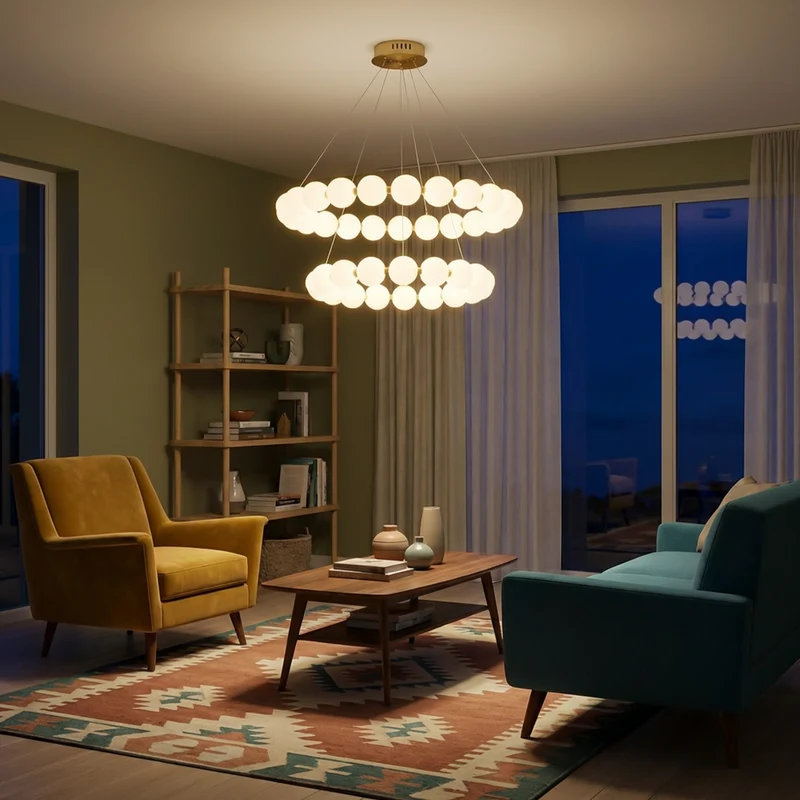 Design-Hängeleuchte mit Energiespar-LED – Stratos