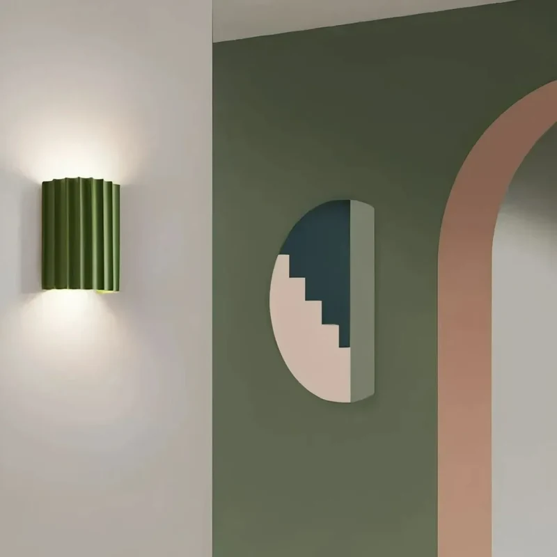 Moderne Macaron Up & Down Wandleuchte für Wohnzimmer