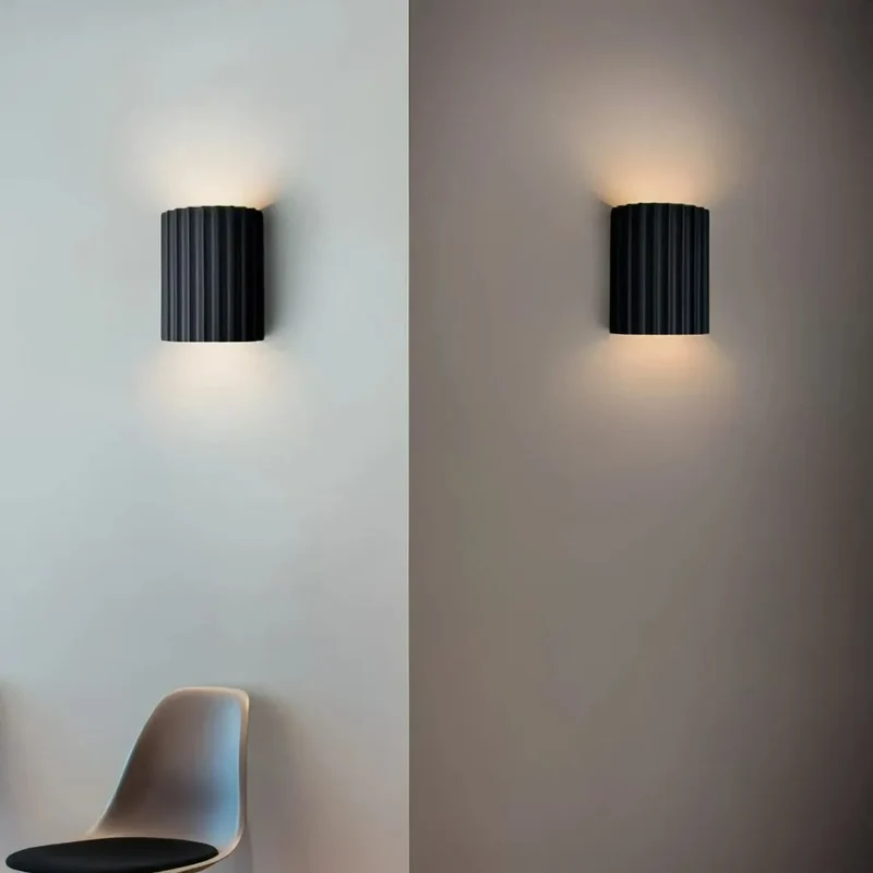 Moderne Macaron Up & Down Wandleuchte für Wohnzimmer