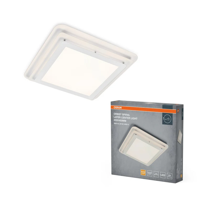 OSRAM ORBIS SPIRAL LAYER Deckenleuchte, weiß, 26W, 3000lm