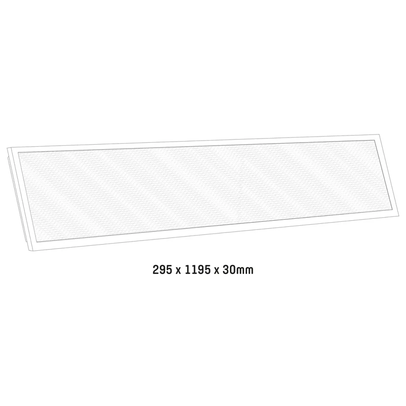 LED-Panel 30 x 120 cm 30W CCT warm-neutral-kaltweiß UGR<19 - LED's Light Pro