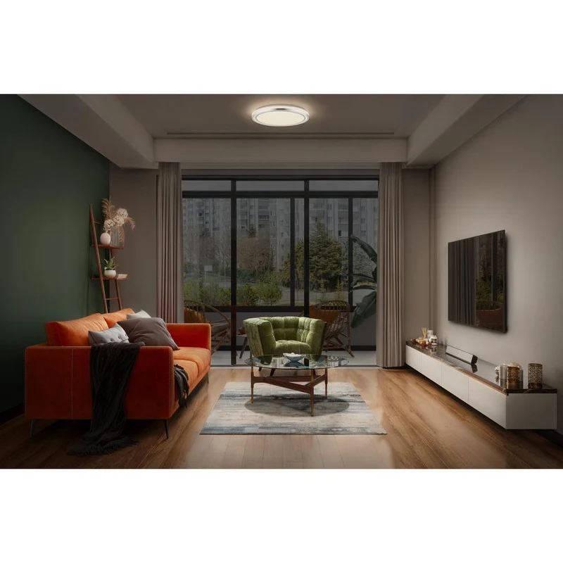 OSRAM ORBIS Helman Deckenleuchte 16W 1100lm weiß/silber
