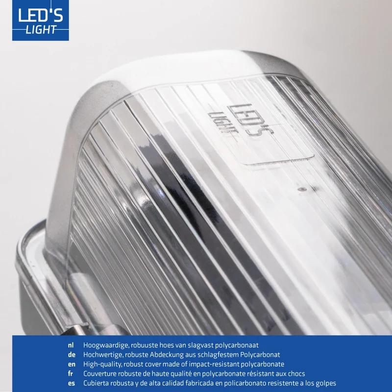 Feuchtraumleuchte mit LED-Röhre 150 cm 20,5W neutralweiß IP65 G13 - LED's Light