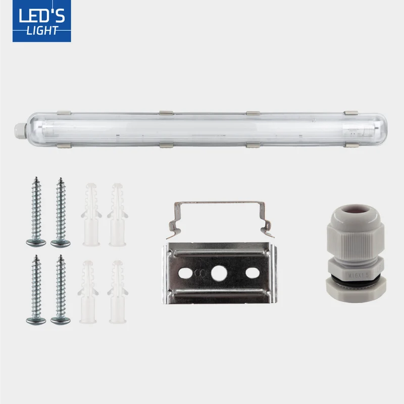 Feuchtraumleuchte mit LED-Röhre 150 cm 20,5W neutralweiß IP65 G13 - LED's Light