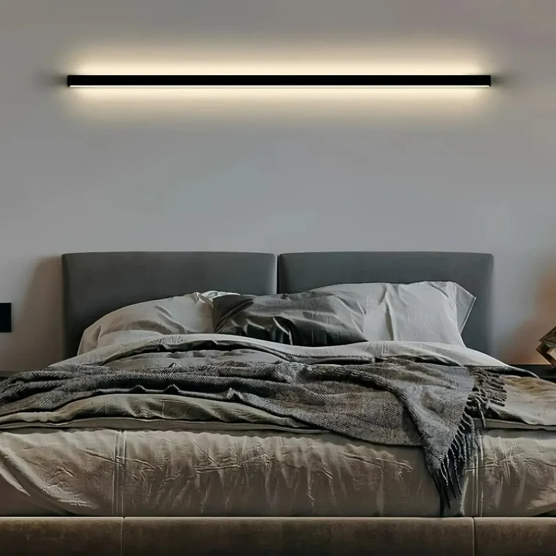 Moderne längliche LED Wandleuchte für stilvolle Innenräume