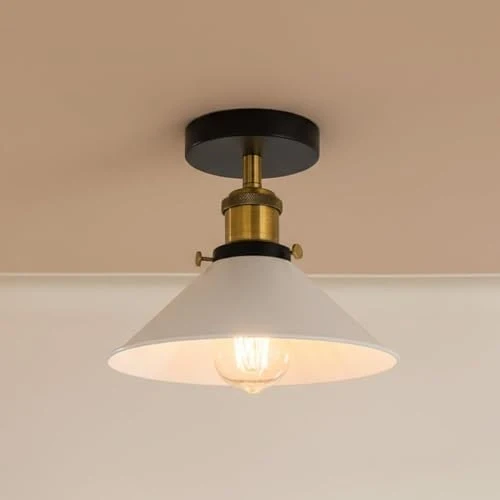 Deckenleuchte Wohnzimmer modern weiß E27~2992