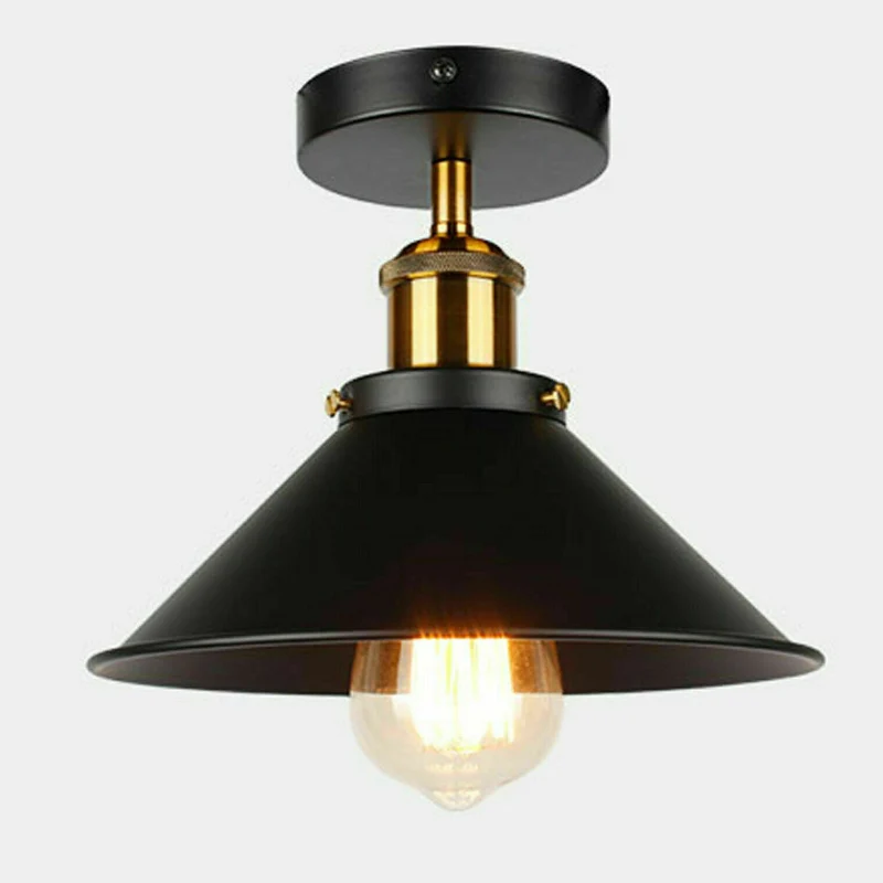 Schwarze LED Deckenlampen 22cm für Küche & Flur~2990