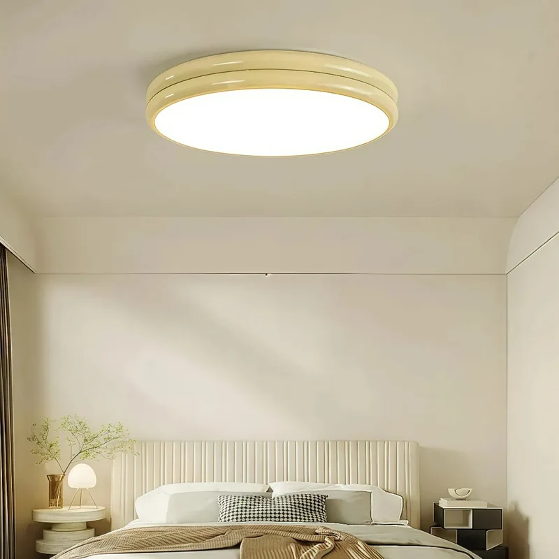 LED Deckenleuchte rund, dimmbar mit Fernbedienung, ideal für Schlafzimmer
