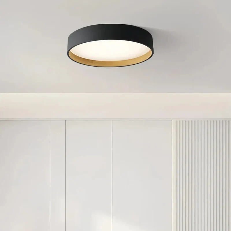 LED Deckenleuchte rund dimmbar im skandinavischen Stil für Schlafzimmer