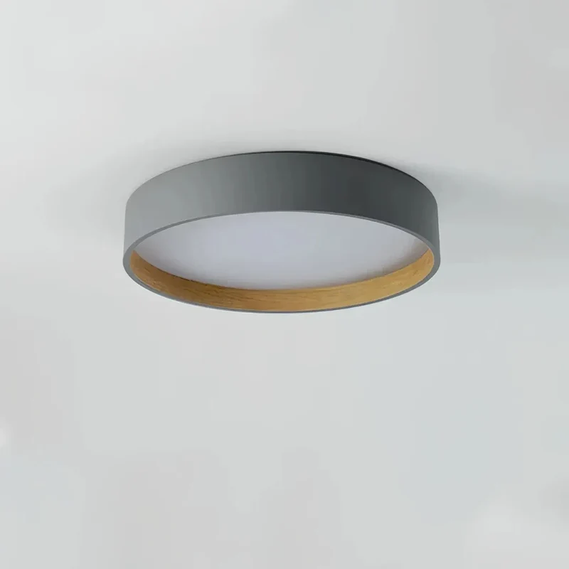 LED Deckenleuchte rund dimmbar im skandinavischen Stil für Schlafzimmer