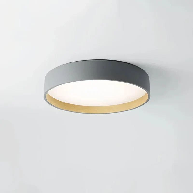 LED Deckenleuchte rund dimmbar im skandinavischen Stil für Schlafzimmer
