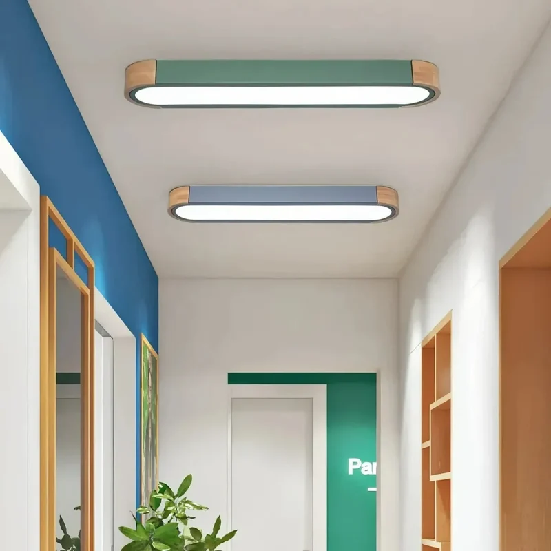 LED Deckenleuchte oval, dimmbar, skandinavisches Design