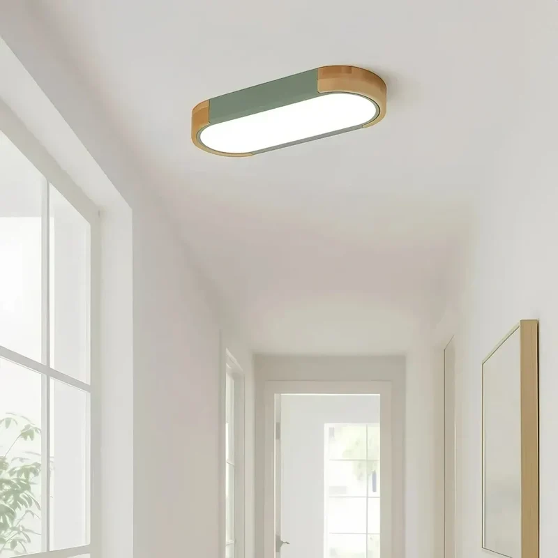 LED Deckenleuchte oval, dimmbar, skandinavisches Design