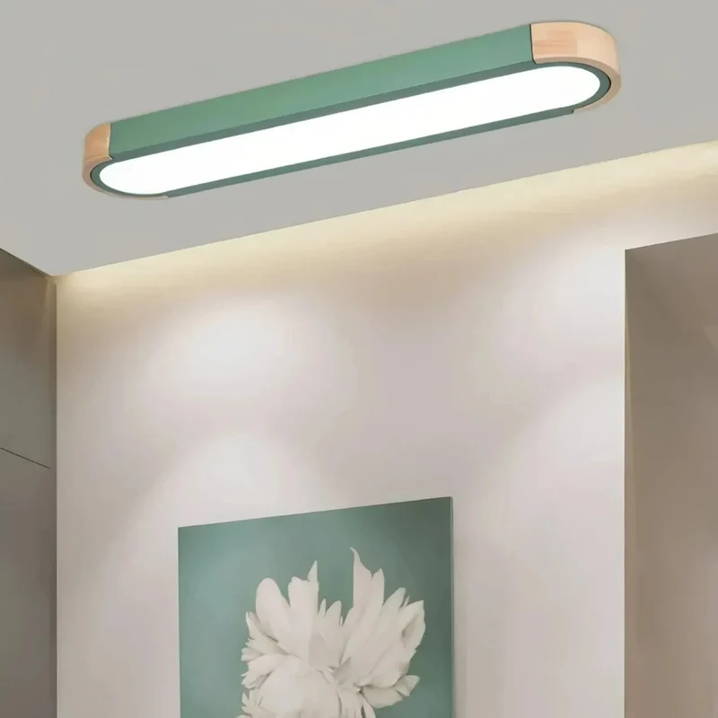 LED Deckenleuchte oval, dimmbar, skandinavisches Design