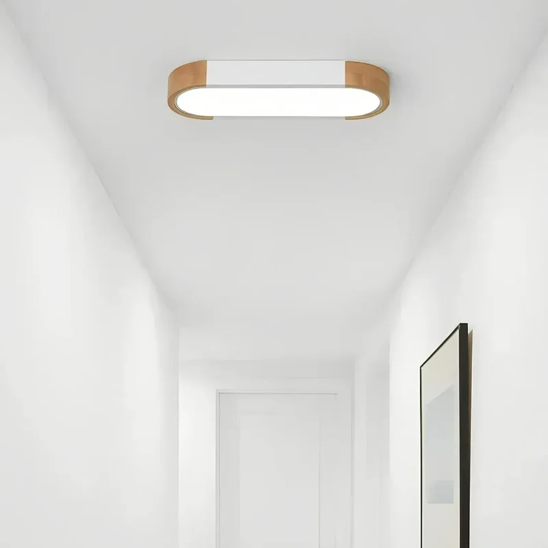 LED Deckenleuchte oval, dimmbar, skandinavisches Design