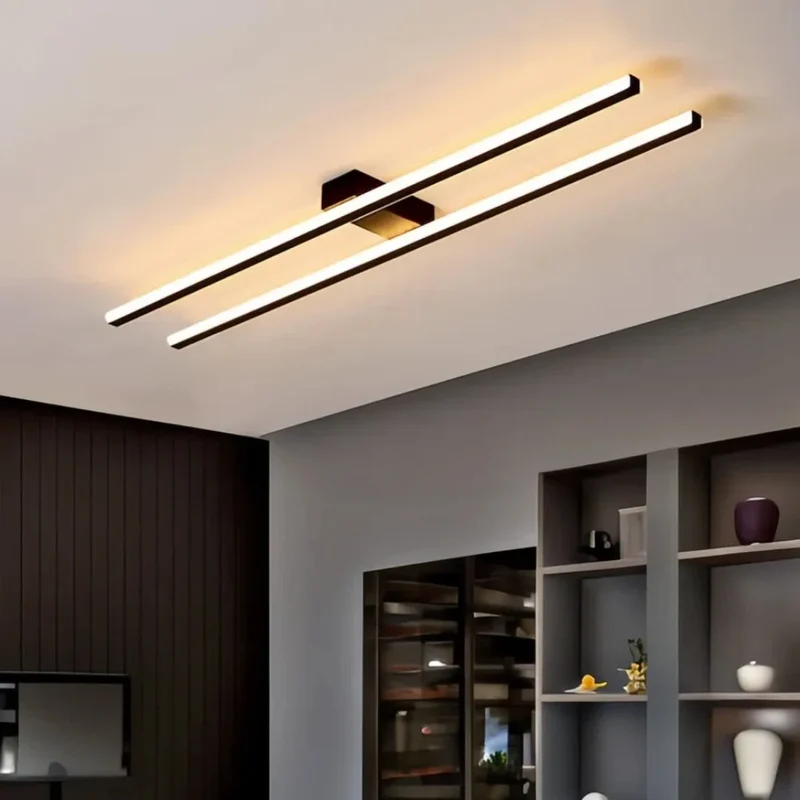 LED Deckenleuchte länglich – Modernes Design aus Metall
