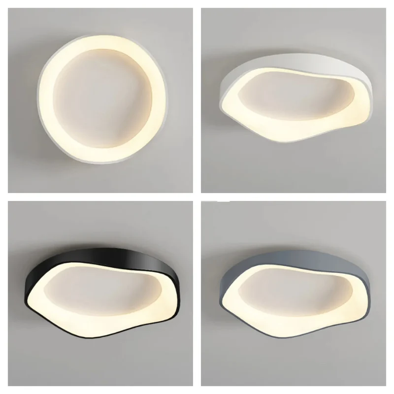 LED Deckenleuchte Dimmbar mit Wellenring-Design für Schlafzimmer