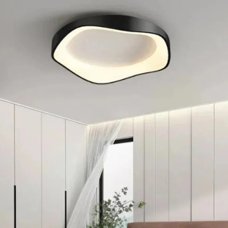 LED Deckenleuchte Dimmbar mit Wellenring-Design für Schlafzimmer