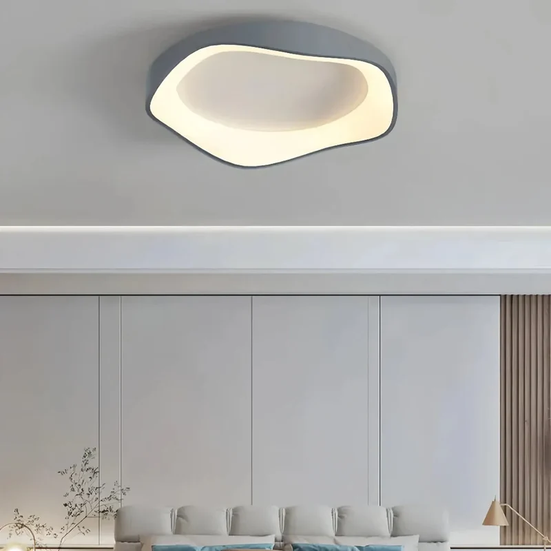 LED Deckenleuchte Dimmbar mit Wellenring-Design für Schlafzimmer